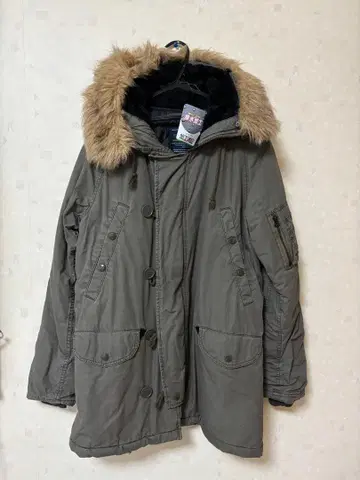 퍼 후드 밀리터리 자켓