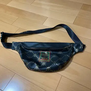 히스테릭 미니 로고 바디백 블랙