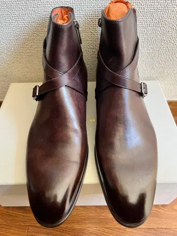 새상품 Santoni 다크 브라운 부츠