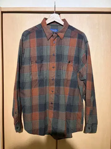 Pendleton 울 플란넬 셔츠 L