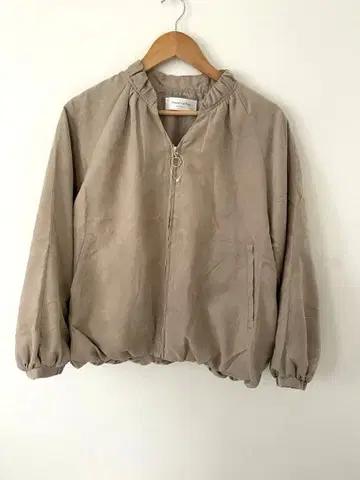 쇼콜라피네 로브 스웨이드 느낌 블루종 사이즈 F 미사용