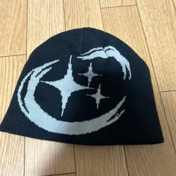 그래픽 니트 모자