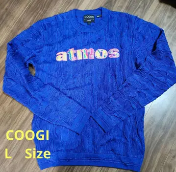 COOGI atmos 니트 스웨터 L 파랑