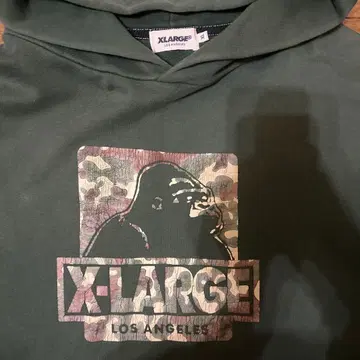 XLARGE 그린 후드티