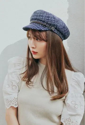 herlipto Tweed Marine Cap navy