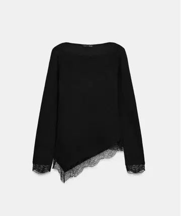 [ 미사용 새상품 ] ZARA 소프트 레이스 상의