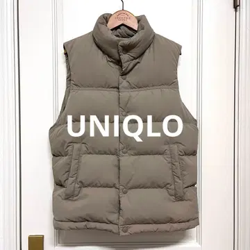 UNIQLO 다운 베스트 S 베이지
