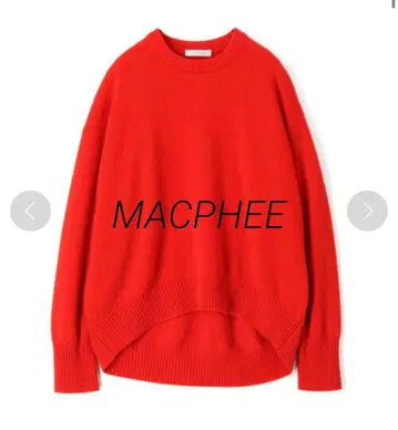 새상품급 MACPHEE 라무 캐시미어 크루넥 풀오버