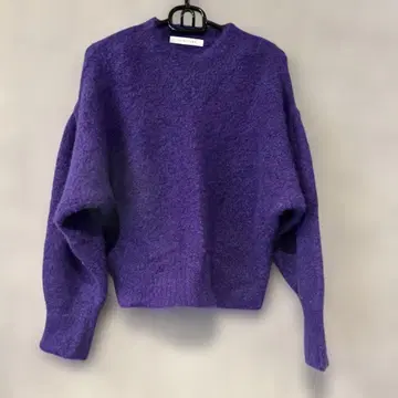 에스트네이션 상의 니트 보라색 38 캐시미어