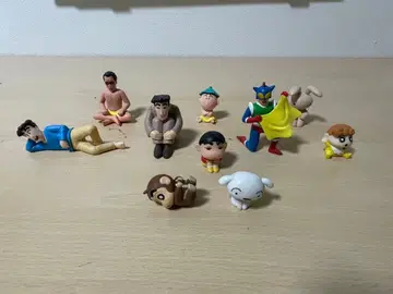 짱구는 못말려 목욕 후,  가챠가챠 10개