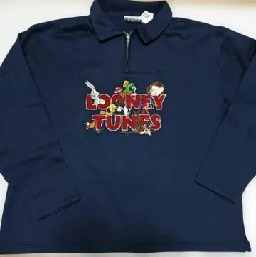 WARNER BROS. Looney Tunes 하프 집업 트레이닝복