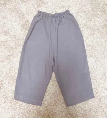 YARRA 야라 린넨 사루엘 팬츠 그레이 차콜 루즈핏 밴딩