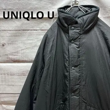 유니클로 U 패디드 논퀼트 코트 다크 그레이 M 스타일 인기