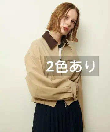 allureville 알아바일 스텐 칼라 블루종