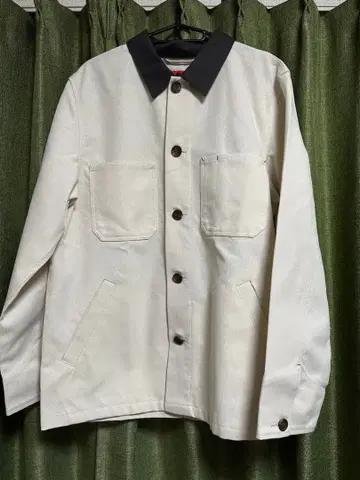 INHERIT 커버올 화이트 자켓 M