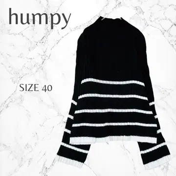 햄피 보더 성숙 캐주얼 깔끔 루즈핏 모드 니트 L