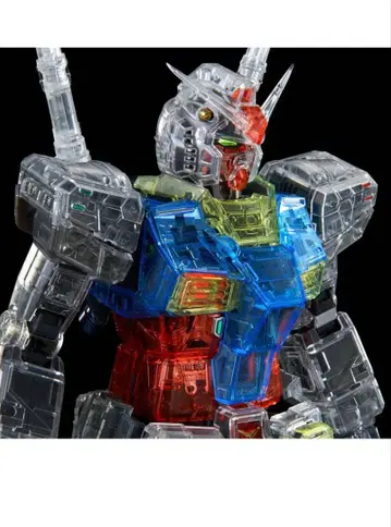 PG UNLEASHED 1/60 RX-78-2 건담 클리어 컬러 바디