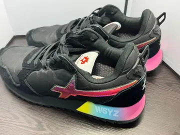 W6YZ 스니커즈 블랙 컬러풀 밑창