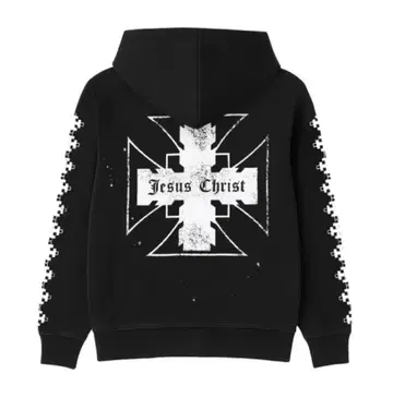 SOMEIT CROSS ZIP UP VINTAGE HOODIE