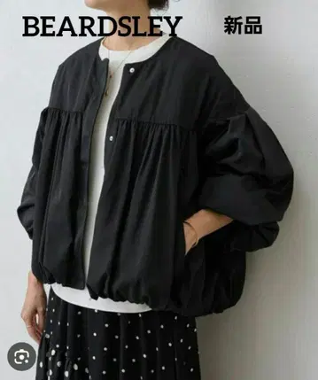 새상품 BEARDSLEY 충전솜 벌룬 숏 블루종
