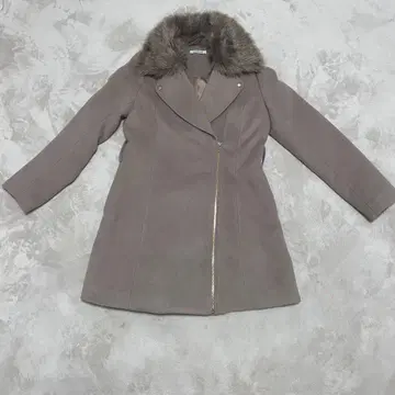 LIP SERVICE 그레이지 퍼 코트