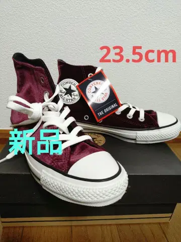[ 레어!!!! ] 벨벳 [ CONVERSE HI ] 와인 레드