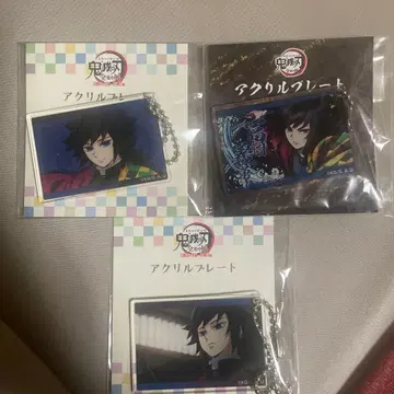 귀멸의 칼날 전 집중전 아크릴 플레이트 아크릴 참 토미오카 기유