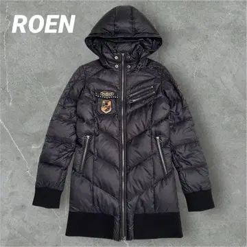 [ 최상급 소재 ] ROEN 로엔 다운 자켓 와펜 스터드 y2k 새상품급