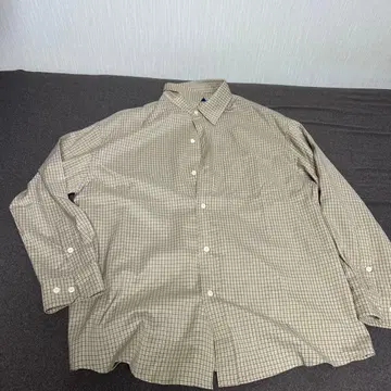 BONBON STORE 릴랙스 핏 체크 셔츠