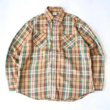 70s BIG MAC 코튼 플란넬 셔츠 L USA 빈티지