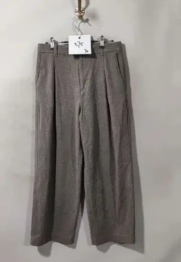 슬랙스 팬츠 그레이 / 와이드 실루엣