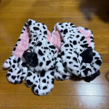 디즈니 101마리 달마시안 머플러 캡 세트