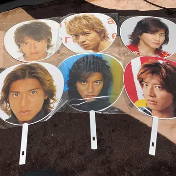 SMAP 기무라 타쿠야 부채 6개 쟈니즈