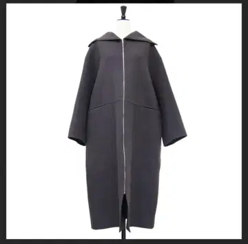 스터닝 루어 집업 롱 코트