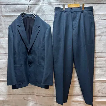 UNIQLO U 셋업 수트 테일러드 자켓 와이드 핏 팬츠