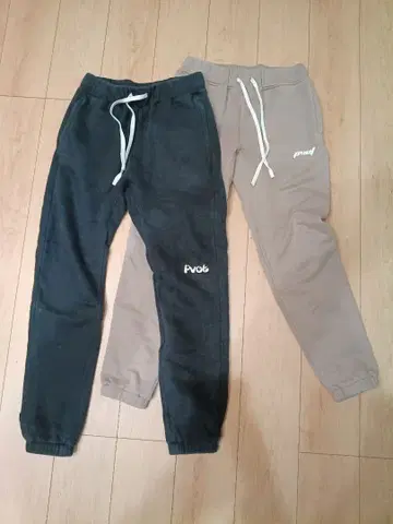 pvot 스웨트 팬츠 2장 세트 S 사이즈