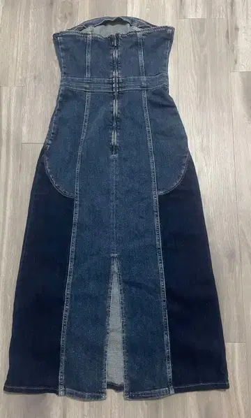 ZARA 데님 롱 원피스