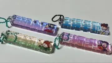 닌타마 란타로 네임 블록 키링 + 덤