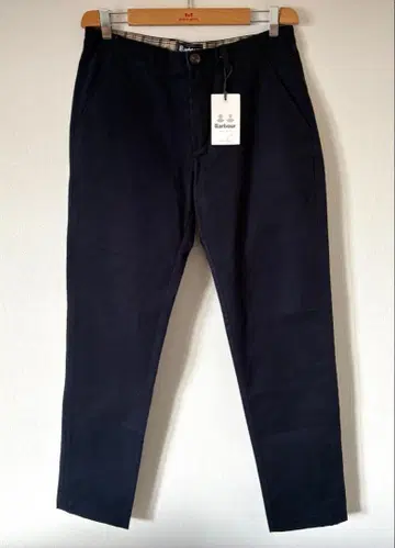 미사용 바버 치노 팬츠 네이비 32/32