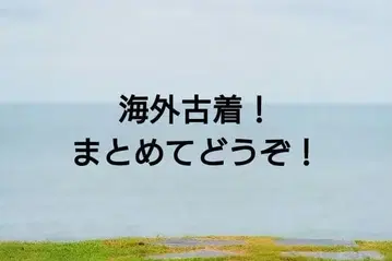 1개로 모아서! 해외 구제 의류 10~15벌!