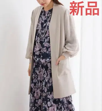 로즈 티아라 롱 가디건 46 택 포함 새상품 정가 24,200엔