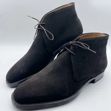 밑창 마모 최소 스코치 그레인 스웨이드 처카 부츠 다크 브라운 25