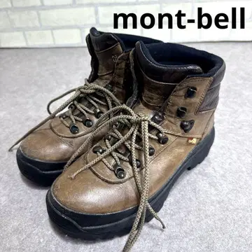 montbell 몽벨 천연 가죽 트레킹 부츠 신발 등산화
