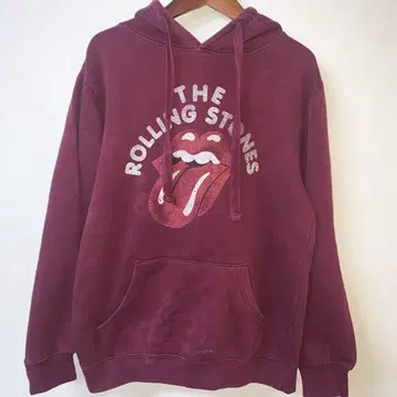 롤링 스톤스 프론트 베로 로고 밴딩 후드티 락