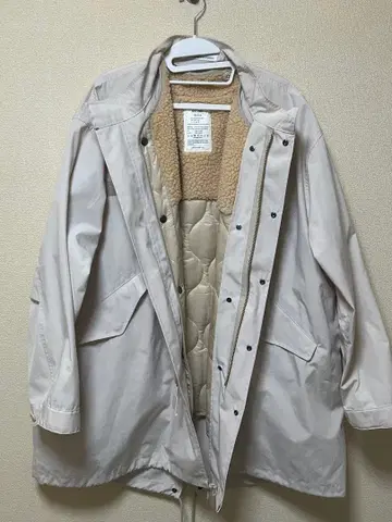 [새상품급] JOURNAL STANDARD relume 모즈 코트 화이트