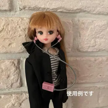 [ 인형용 ] 리카짱 이어폰 ( 핑크 )