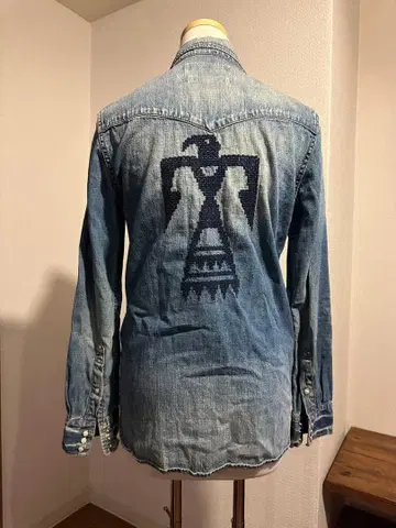 [레어] 레미 리프 데님 셔츠