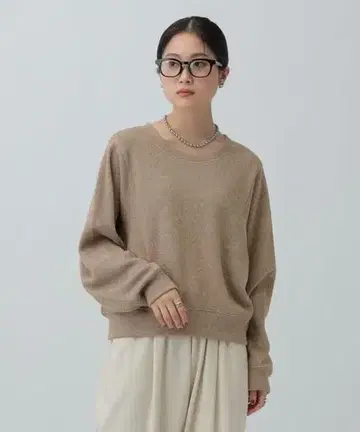 미사용 택 포함 올 시즌 렙심 숏 라메 리브 풀오버