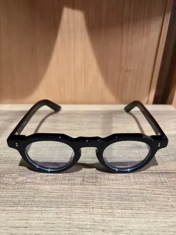 크라운 판토 검은색 테두리 안경 레스카 귈파르 프렌치 빈티지