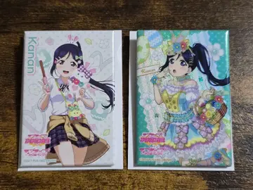 마츠우라 카난 사각형 캔뱃지 Aqours